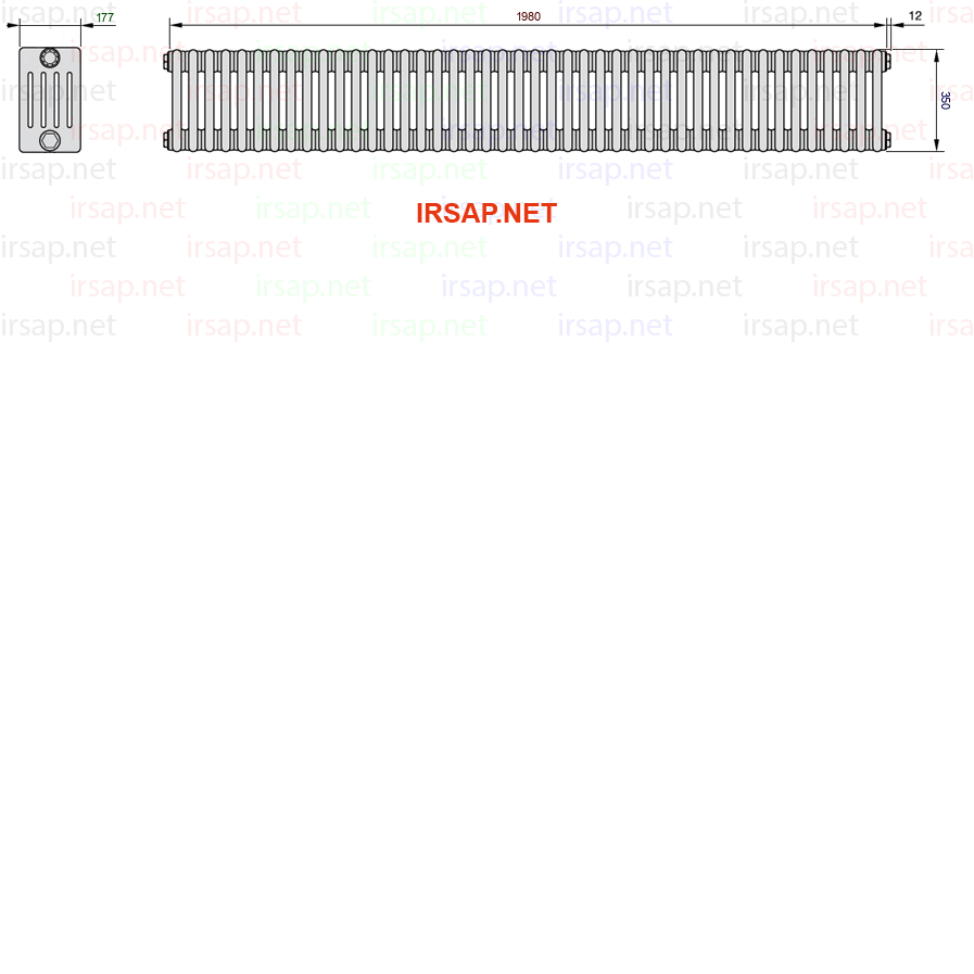 Радиатор IRSAP Tesi 50350/44 T23 CL 01